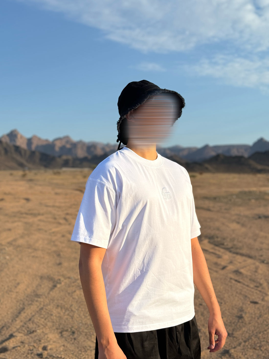 T-Shirt brodé Sawmah — Blanc