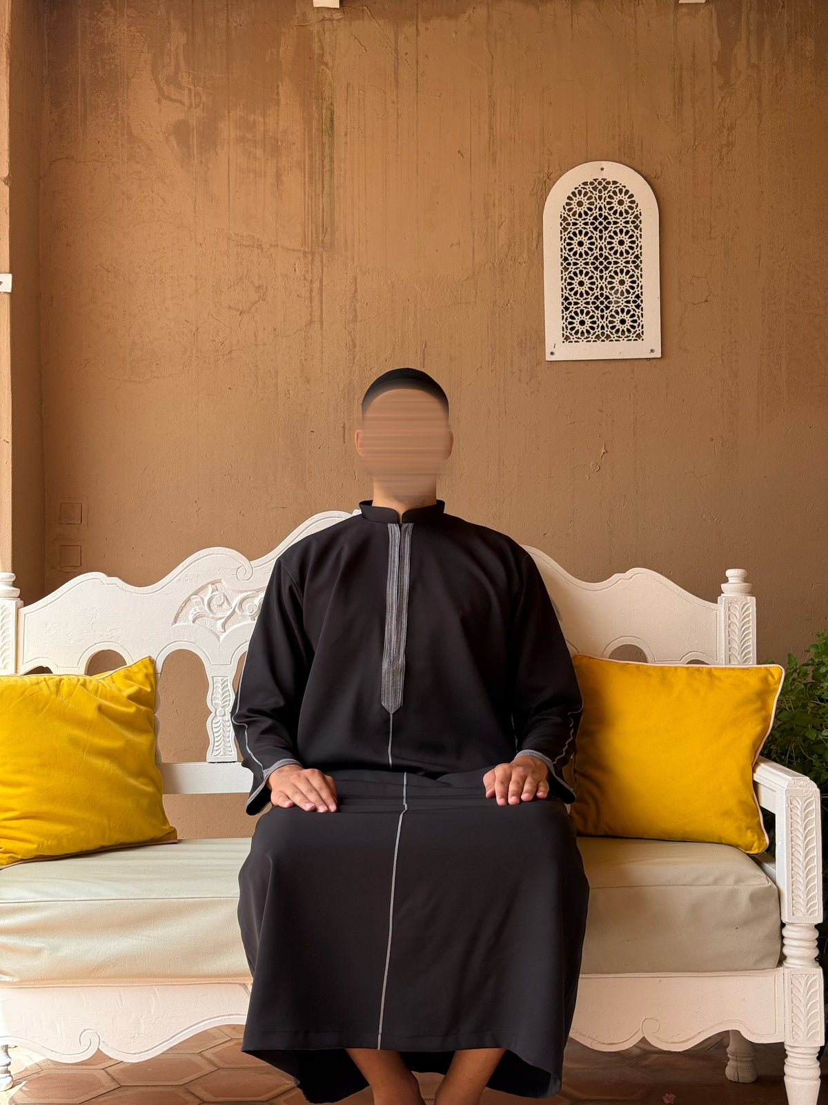 Qamis Casablanca Noir