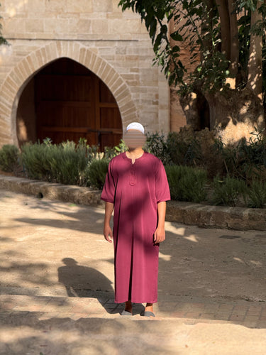 Gandoura Maghreb - Burgundy