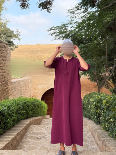 Gandoura Maghreb - Burgundy