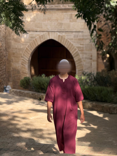 Gandoura Maghreb - Burgundy
