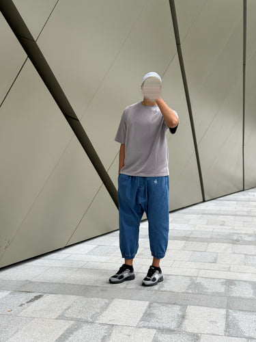 Jazan Cargo-Jeans - Himmelblau