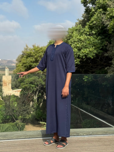 Gandoura Maghreb - Navy Blue