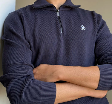 Pull Jabal d'Hiver Bleu Marine