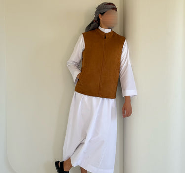 Veste Najm Luxe Caramel/Bleu Marine