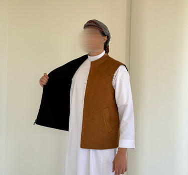 Veste Najm Luxe Caramel/Bleu Marine